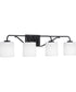 Tobin 4-Light Bath & Vanity Matte Black