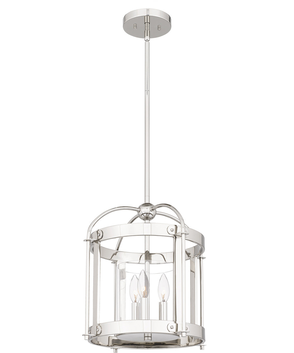 McPherson 3-light Pendant Polished Nickel