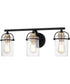 Emerson Large 3-light Bath Light Matte Black