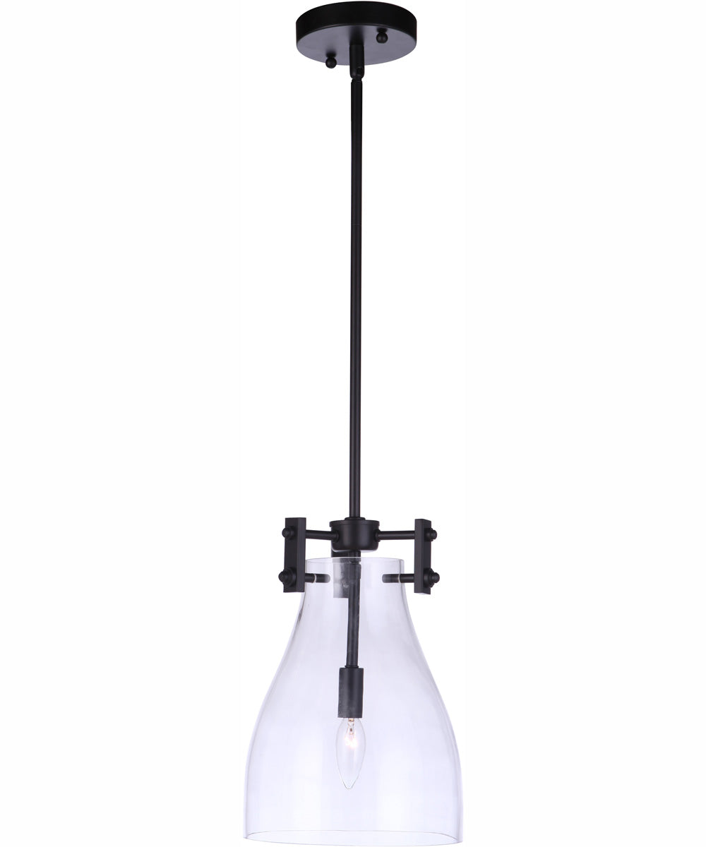 Chardonnay 1-Light Pendant Flat Black