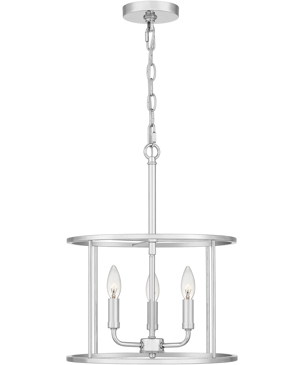 Abner 3-light Pendant Polished Chrome