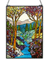 Landscape 26 Inch H Tiffany Window Panel