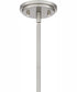 Quoizel Pendant 1-light Pendant Brushed Nickel