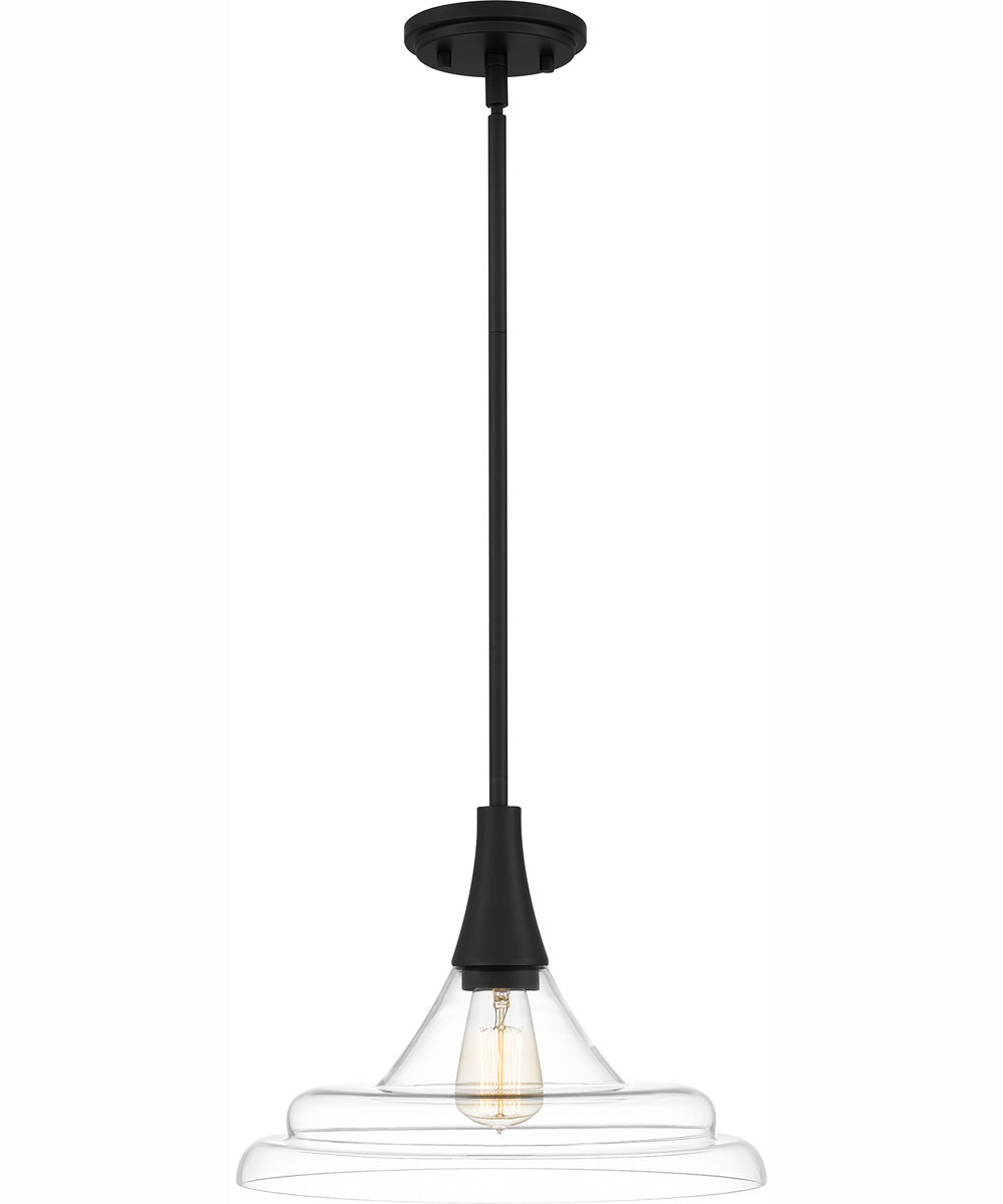 Quoizel Pendant 1-light Pendant Matte Black