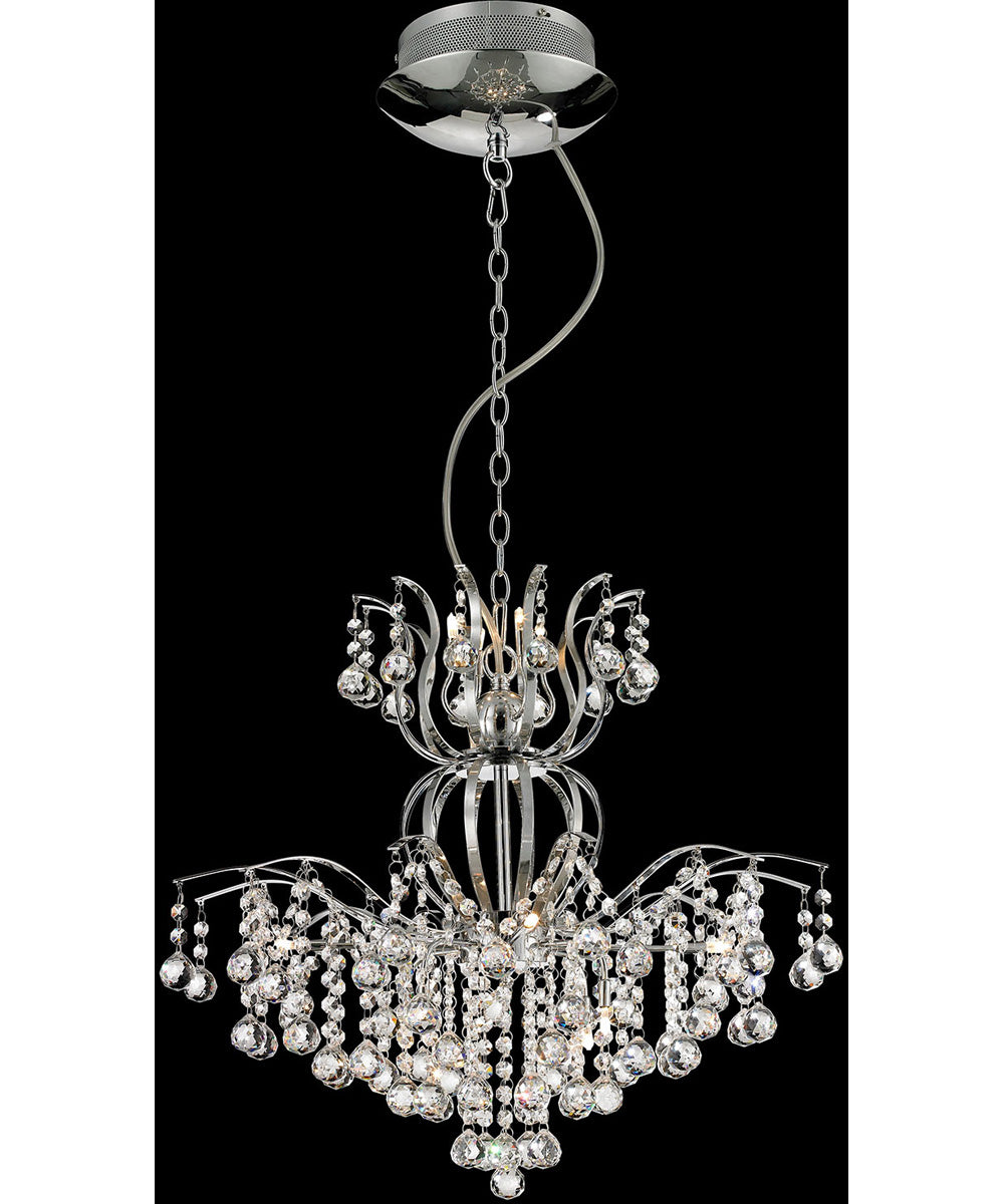 Epiphany 12-Light Chandeliers Chrome/Crystals