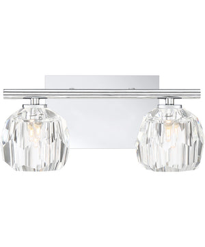 Regalia Medium 2-light Bath Light Polished Chrome