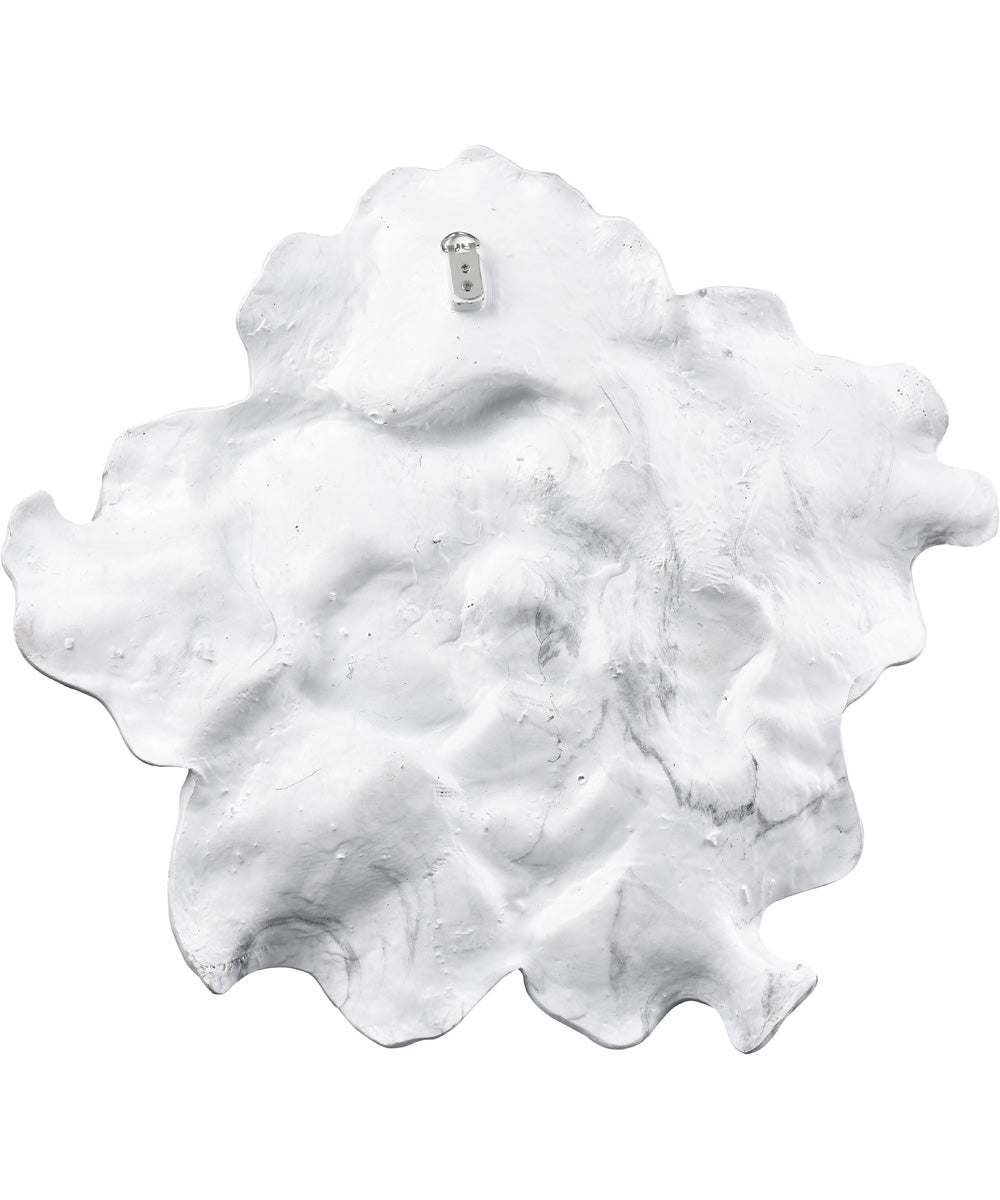 Blume Dimensional Wall Art - Set of 3 White Marble