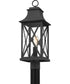 Ellerbee Large 1-light Outdoor Post Light Mottled Black