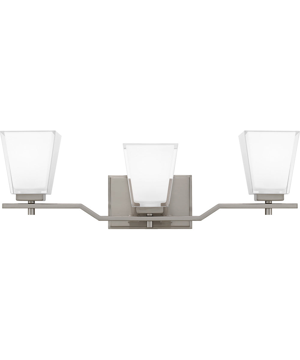 Myra Large 3-light Bath Light Brushed Nickel