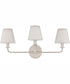 Minerva 24'' Wide 3-Light Vanity-Light - Antique Nickel