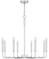 Abner 8-light Chandelier Polished Chrome