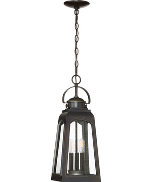 Guardsman Large 3-light Outdoor Pendant Light Palladian Bronze