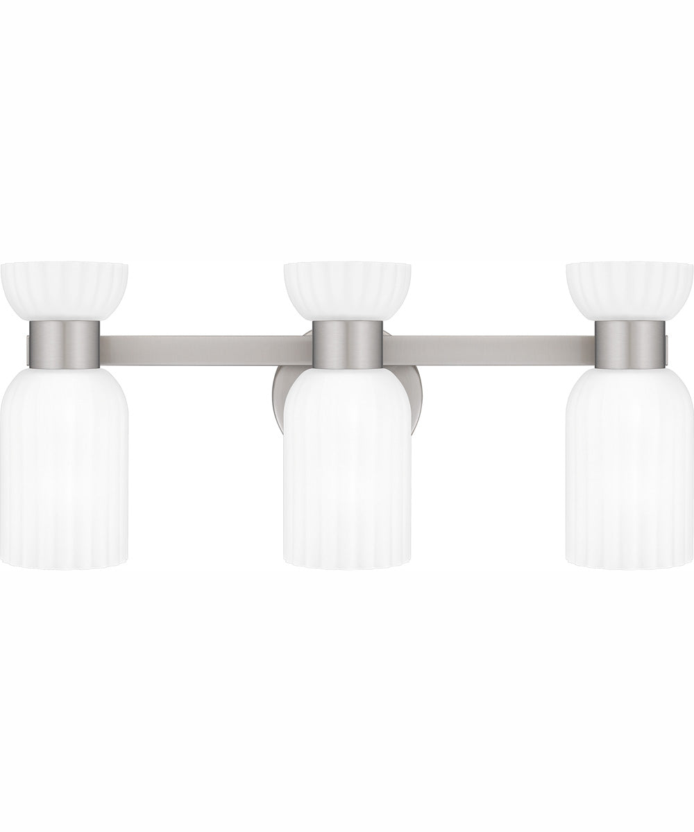 Rembrandt Large 3-light Bath Light Brushed Nickel