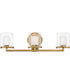 Rixon 3-Light Vanity in Heritage Brass