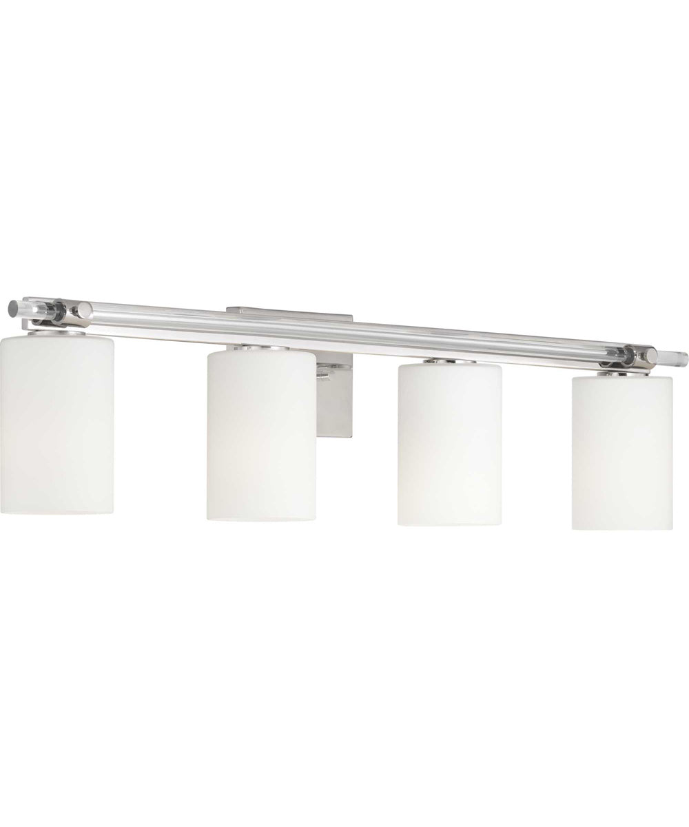 Lisbon 4-Light Bath & Vanity Polished Nickel