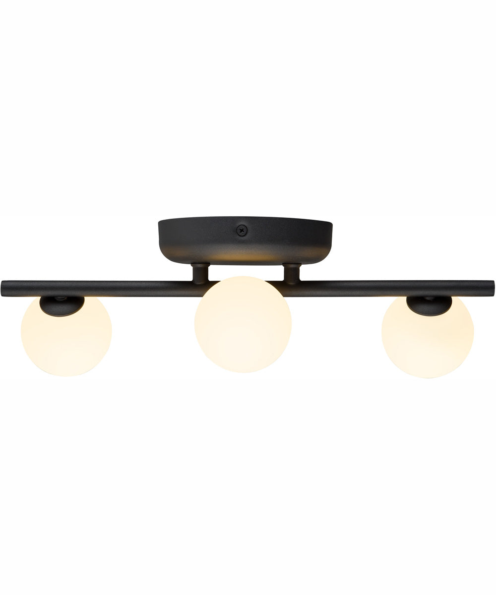 Roxbury 14.5'' Wide 3-Light Integrated LED Vanity-Light - Charcoal Black