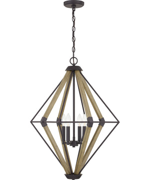 Manchester 4-light Pendant Western Bronze