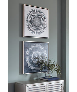 26"H Monterey Wall Art Set of 2 Blue/White