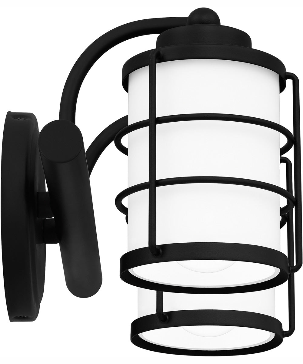 Hazlett Medium 2-light Bath Light Matte Black