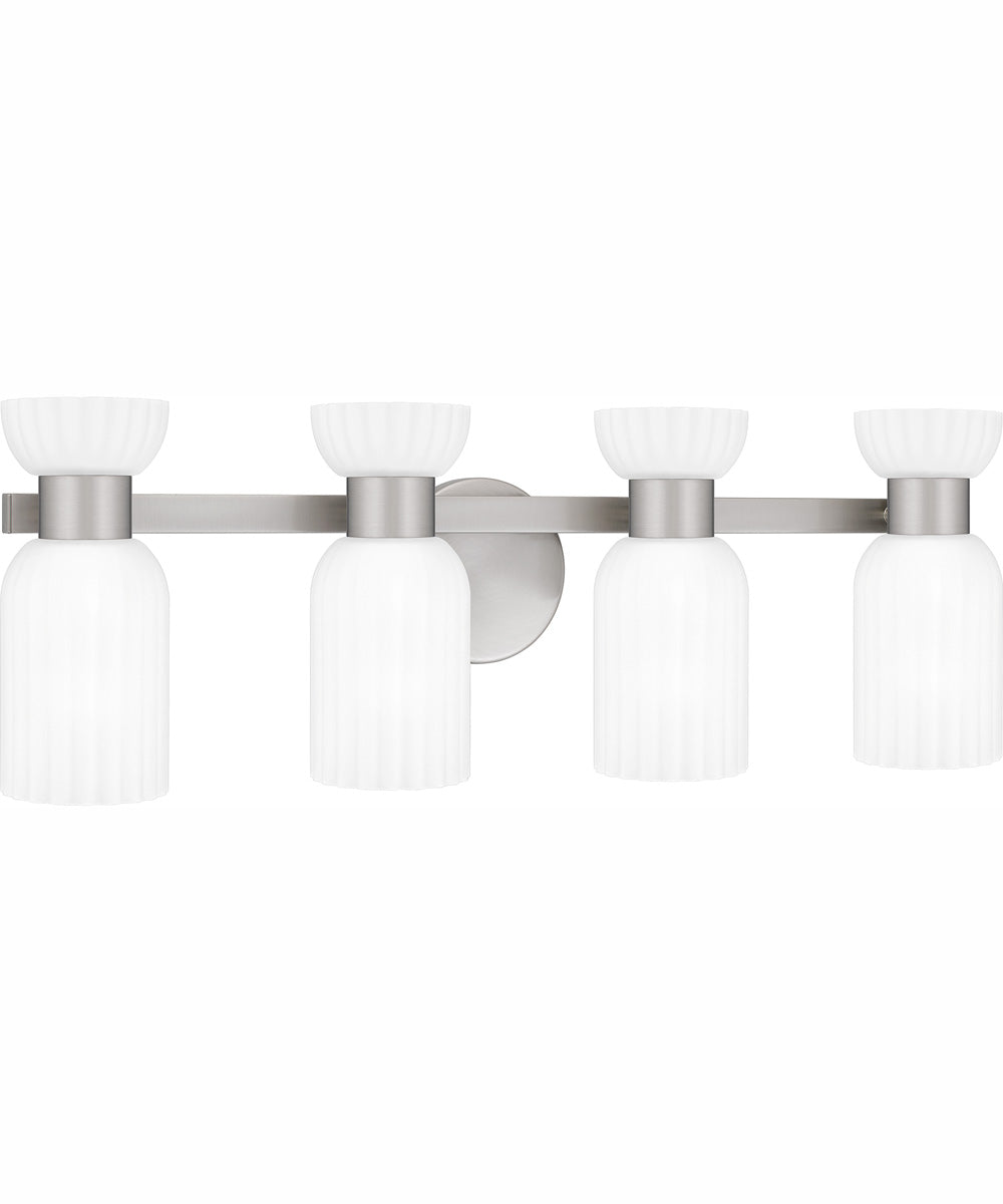 Rembrandt Extra Large 4-light Bath Light Brushed Nickel