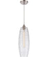 Liz 6'' Wide 1-Light Mini Pendant - Satin Nickel