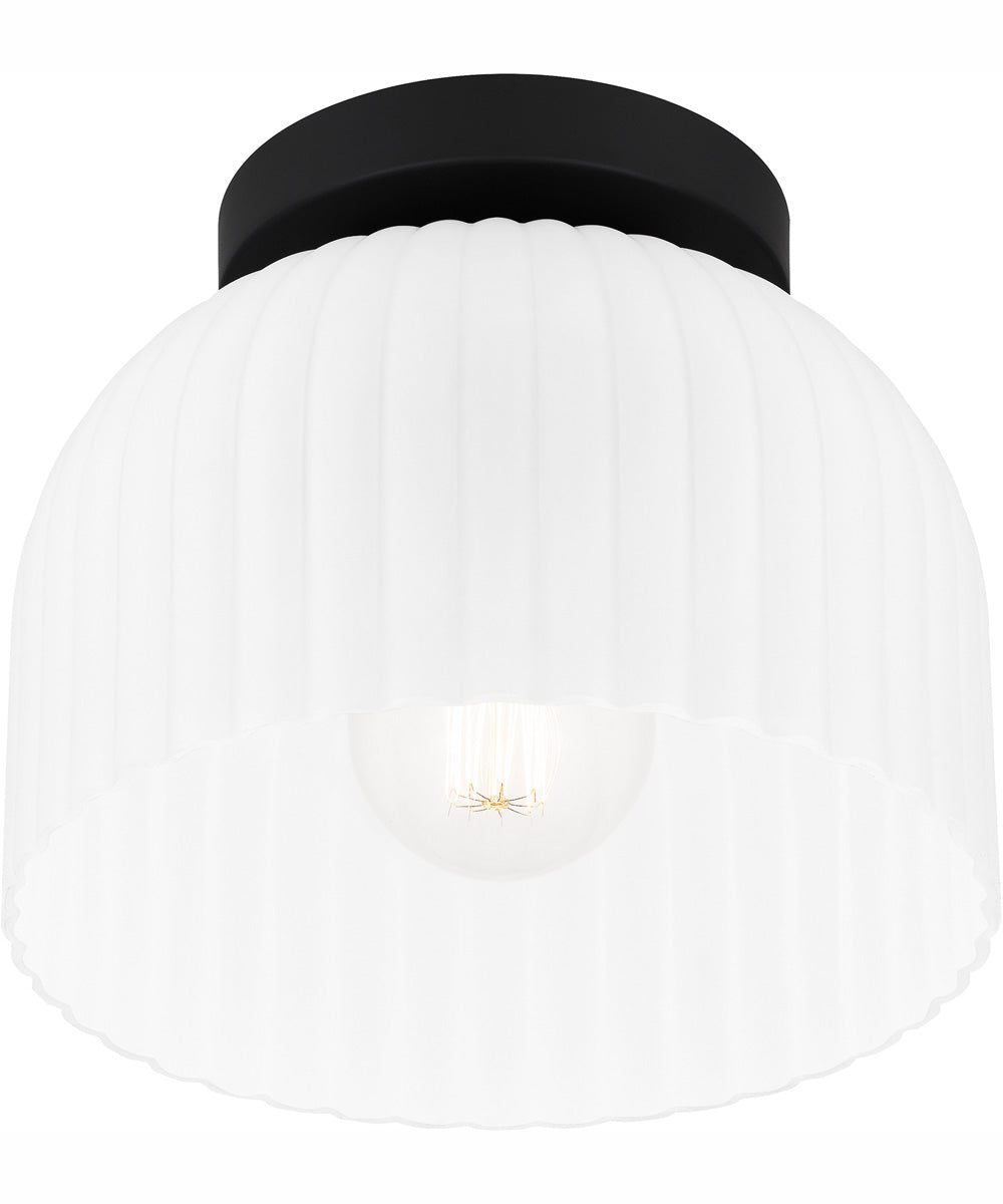 Quoizel Flush Mount Small 1-light Flush Mount Matte Black