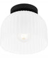 Quoizel Flush Mount Small 1-light Flush Mount Matte Black