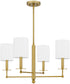 Ardsley 4-light Chandelier Aged Brass