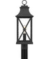 Ellerbee Large 1-light Outdoor Post Light Mottled Black