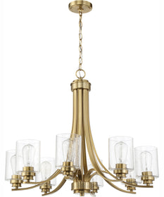 Bolden 8-Light Chandelier Satin Brass