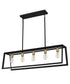 Tilly 5-light Island Light Matte Black