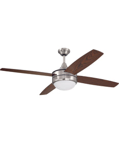 Phaze II 2-Light Ceiling Fan (Blades Included) Brushed Polished Nickel