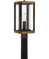 Marion Square Large 1-light Outdoor Post Light Rustic Black