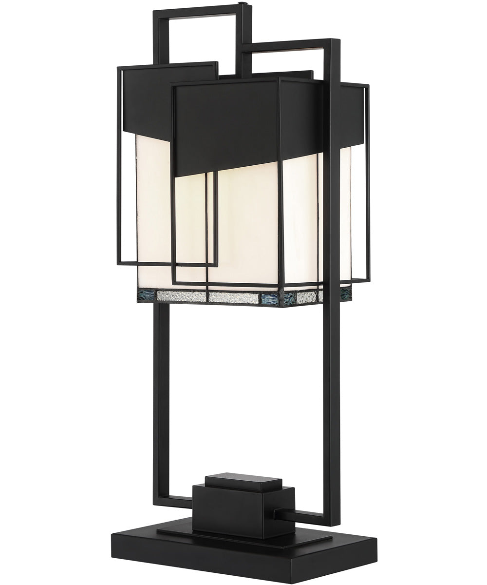 Tellason 1-Light Table Lamp Matt Black/Arteglasse Shade