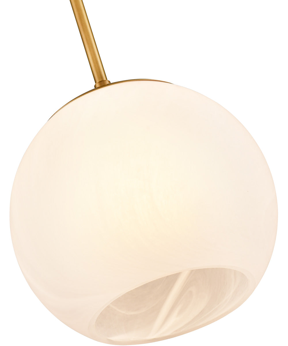 Nate 10'' Wide 1-Light Mini Pendant - Natural Brass