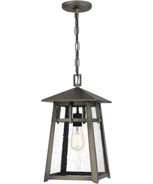 Merle Large 1-light Outdoor Pendant Light Burnished Bronze