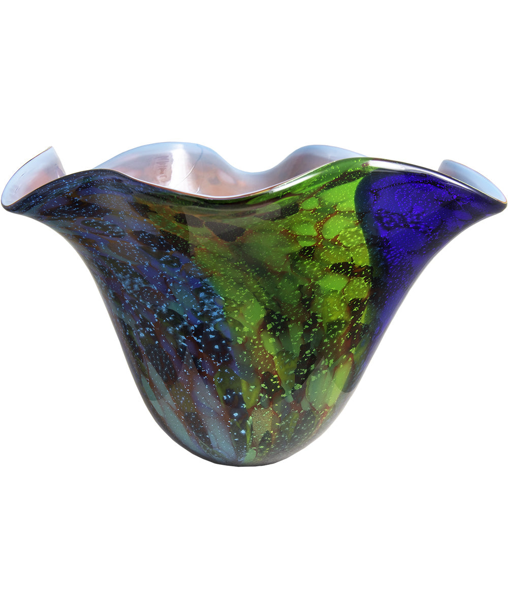 Crivelli Hand Blown Art Glass Vase