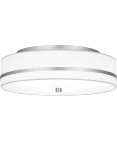 Quoizel Flush Mount Medium 3-light Flush Mount Brushed Nickel