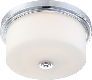 19"W Soho 3-Light Close-to-Ceiling Polished Chrome