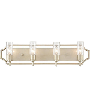 Cheswick 4-Light vanity-Light  Aged Silver