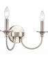 Cecil 14'' Wide 2-Light Vanity-Light - Brushed Nickel