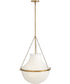 Collins 1-Light Large Pendant in Heritage Brass