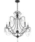 Bray 5-light Chandelier Earth Black