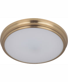 X66 1-Light LED Flushmount Satin Brass