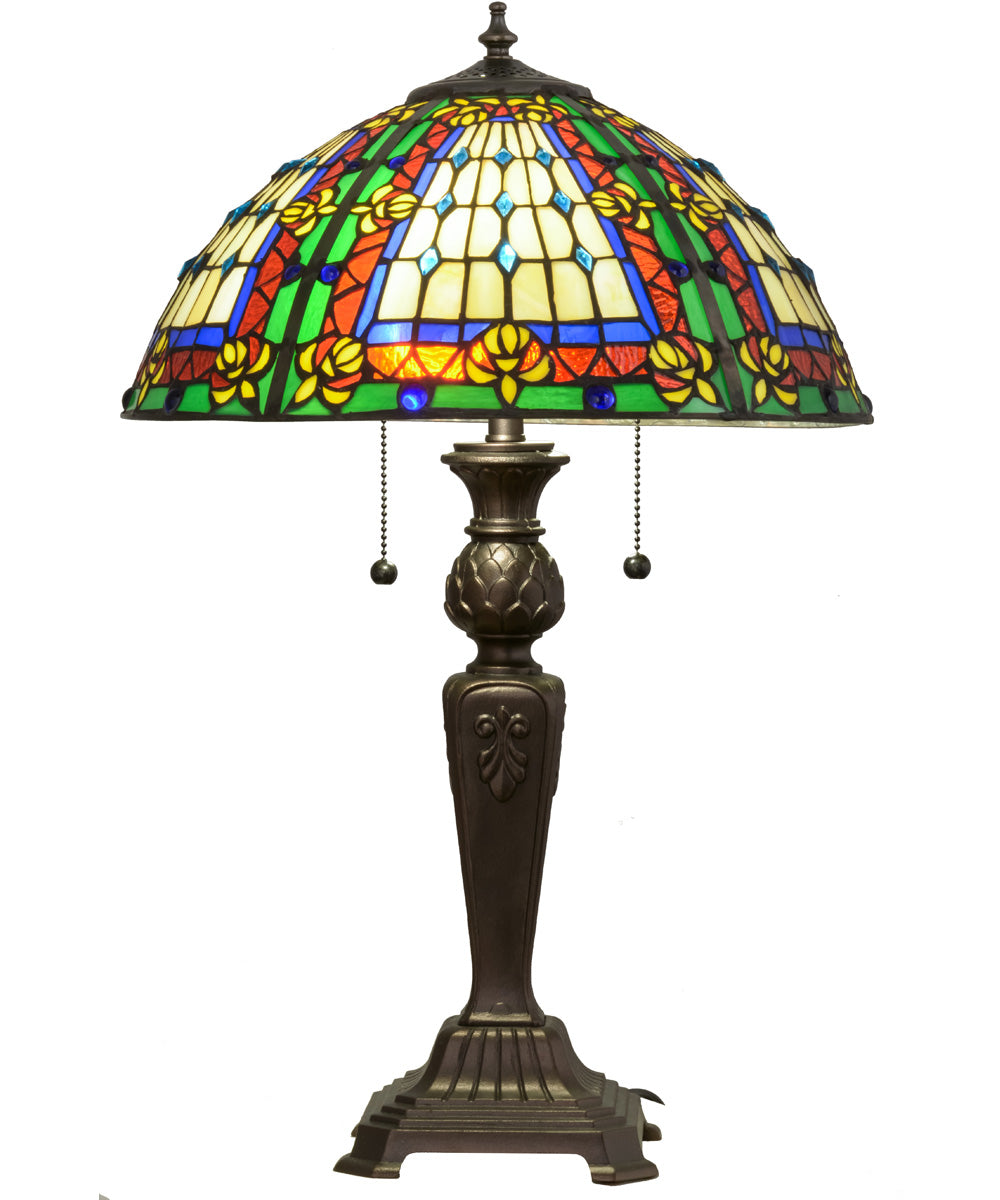 25"H Fleur-de-lis Table Lamp