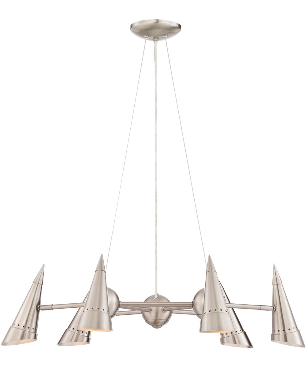 Talbot 6-Light 6-Light Chandeliers Ps/Metal Shade