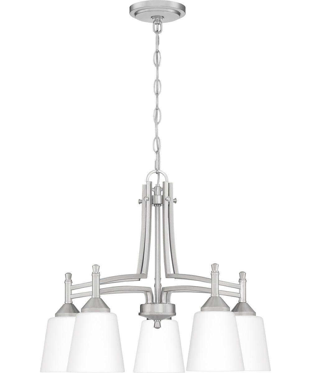 Billingsley 5-light Chandelier Brushed Nickel