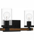 Nottinghill Medium 2-light Bath Light Matte Black