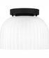 Quoizel Flush Mount Small 1-light Flush Mount Matte Black