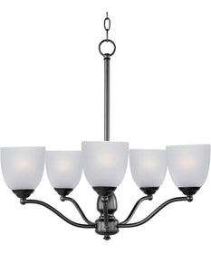 Stefan 5-Light Chandelier Black